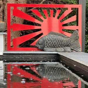 Japanese Rising Sun Wall Plaque
