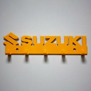 Steel Suzuki Key Rack Hook Yellow