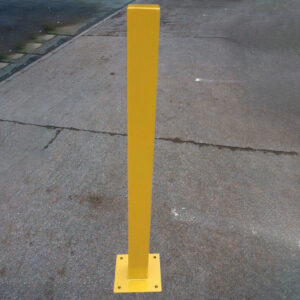 Tall Square Steel Parking Post