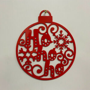 Metal Christmas Bauble Decorations